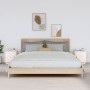 Mesitas de noche 2 uds madera maciza pino blanco 40x34x45 cm de vidaXL, Mesitas de noche - Ref: Foro24-818278, Precio: 66,13 ...