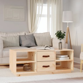 Solid pine wood coffee table 100x50x41 cm by vidaXL, Coffee table - Ref: Foro24-818270, Price: 102,99 €, Discount: %