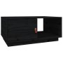 Mesa de centro de madera maciza de pino negro 80x50x35,5 cm de vidaXL, Mesas de centro - Ref: Foro24-818264, Precio: 59,00 €,...