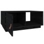 Mesa de centro de madera maciza de pino negro 80x50x35,5 cm de vidaXL, Mesas de centro - Ref: Foro24-818264, Precio: 59,00 €,...