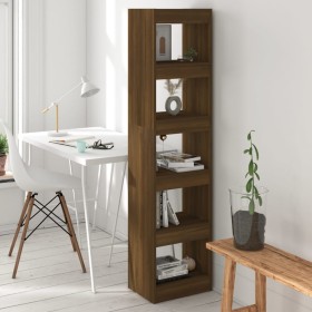 Brown oak shelving/space divider 40x30x166 cm by vidaXL, Bookcases and shelves - Ref: Foro24-813595, Price: 60,99 €, Discount: %