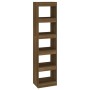 Brown oak shelving/space divider 40x30x166 cm by vidaXL, Bookcases and shelves - Ref: Foro24-813595, Price: 60,16 €, Discount: %