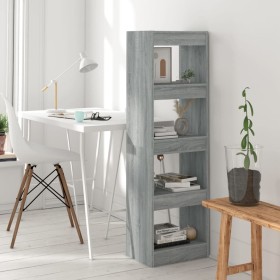 Gray Sonoma shelf/space divider 40x30x135 cm by vidaXL, Bookcases and shelves - Ref: Foro24-813591, Price: 47,99 €, Discount: %