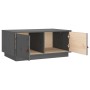 Mesa de centro de madera maciza de pino gris 80x50x35 cm de vidaXL, Mesas de centro - Ref: Foro24-818252, Precio: 89,99 €, De...