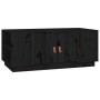 Mesa de centro de madera maciza de pino negro 100x50x41 cm de vidaXL, Mesas de centro - Ref: Foro24-818259, Precio: 115,99 €,...