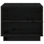 Mesa de centro de madera maciza de pino negro 100x50x41 cm de vidaXL, Mesas de centro - Ref: Foro24-818259, Precio: 115,99 €,...