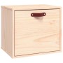 Armario de pared de madera maciza de pino 40x30x35 cm de vidaXL, Estantes y estanterías - Ref: Foro24-818345, Precio: 52,99 €...