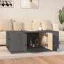 Solid gray pine wood coffee table 100x50x41 cm by vidaXL, Coffee table - Ref: Foro24-818257, Price: 115,99 €, Discount: %