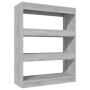 Sonoma gray plywood shelving 80x30x103 cm by vidaXL, Bookcases and shelves - Ref: Foro24-813618, Price: 61,31 €, Discount: %