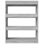 Sonoma gray plywood shelving 80x30x103 cm by vidaXL, Bookcases and shelves - Ref: Foro24-813618, Price: 61,31 €, Discount: %