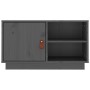 TV-Schrank aus massivem Kiefernholz, grau, 70 x 34 x 40 cm von vidaXL, TV-Möbel - Ref: Foro24-818237, Preis: 63,84 €, Rabatt: %