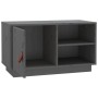 Mueble de TV de madera maciza de pino gris 70x34x40 cm de vidaXL, Muebles TV - Ref: Foro24-818237, Precio: 63,99 €, Descuento: %