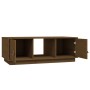 Solid honey brown pine wood coffee table 100x50x35 cm by vidaXL, Coffee table - Ref: Foro24-818268, Price: 74,34 €, Discount: %