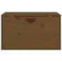 Honey brown solid pine wood wall cabinet 60x30x35 cm by vidaXL, Shelves and shelves - Ref: Foro24-818353, Price: 63,43 €, Dis...