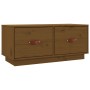 Honey brown solid pine wood TV cabinet 80x34x35 cm by vidaXL, TV Furniture - Ref: Foro24-818243, Price: 99,99 €, Discount: %