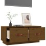 Honey brown solid pine wood TV cabinet 80x34x35 cm by vidaXL, TV Furniture - Ref: Foro24-818243, Price: 99,99 €, Discount: %