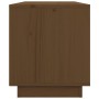 Mueble de TV madera maciza de pino marrón miel 80x34x40 cm de vidaXL, Muebles TV - Ref: Foro24-818233, Precio: 77,32 €, Descu...