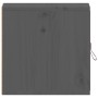 Wall cabinets 2 pcs solid gray pine wood 31.5x30x30 cm by vidaXL, Shelves and shelves - Ref: Foro24-818360, Price: 52,88 €, D...