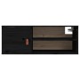 Wall cabinets 2 units solid black pine wood 80x30x30 cm by vidaXL, Shelves and shelves - Ref: Foro24-818394, Price: 80,19 €, ...