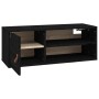 Wall cabinets 2 units solid black pine wood 80x30x30 cm by vidaXL, Shelves and shelves - Ref: Foro24-818394, Price: 80,19 €, ...