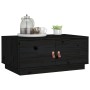 Mesa de centro de madera maciza de pino negro 80x50x35 cm de vidaXL, Mesas de centro - Ref: Foro24-818254, Precio: 89,33 €, D...