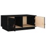 Mesa de centro de madera maciza de pino negro 80x50x35 cm de vidaXL, Mesas de centro - Ref: Foro24-818254, Precio: 89,33 €, D...