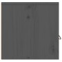 Gray solid pine wood wall cabinet 80x30x30 cm by vidaXL, Shelves and shelves - Ref: Foro24-818379, Price: 79,96 €, Discount: %