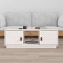 Couchtisch aus weißer massiver Kiefer 100x50x35 cm von vidaXL, Couchtisch - Ref: Foro24-818266, Preis: 74,99 €, Rabatt: %