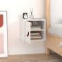 Solid white pine wood wall cabinet 31.5x30x30 cm by vidaXL, Shelves and shelves - Ref: Foro24-818357, Price: 27,31 €, Discoun...