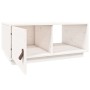 Solid white pine wood coffee table 80x50x35.5 cm by vidaXL, Coffee table - Ref: Foro24-818261, Price: 59,99 €, Discount: %