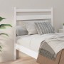 Solid white pine wood bed headboard 106x4x100 cm by vidaXL, Headboards and footboards - Ref: Foro24-818406, Price: 45,13 €, D...