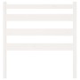 Solid white pine wood bed headboard 106x4x100 cm by vidaXL, Headboards and footboards - Ref: Foro24-818406, Price: 45,13 €, D...