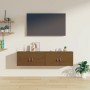 Wall cabinets 2 pcs honey brown pine wood 60x30x30 cm by vidaXL, Shelves and shelves - Ref: Foro24-818372, Price: 114,42 €, D...