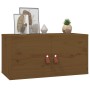 Wall cabinets 2 pcs honey brown pine wood 60x30x30 cm by vidaXL, Shelves and shelves - Ref: Foro24-818372, Price: 114,42 €, D...