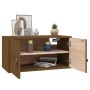 Wall cabinets 2 pcs honey brown pine wood 60x30x30 cm by vidaXL, Shelves and shelves - Ref: Foro24-818372, Price: 114,42 €, D...