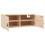 Wall cabinets 2 pcs solid pine wood 80x30x30 cm by vidaXL, Shelves and shelves - Ref: Foro24-818376, Price: 126,60 €, Discoun...