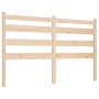 Solid pine wood bed headboard 166x4x100 cm by vidaXL, Headboards and footboards - Ref: Foro24-818430, Price: 39,99 €, Discoun...