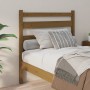 Honey brown solid pine wood bed headboard 96x4x100 cm by vidaXL, Headboards and footboards - Ref: Foro24-818403, Price: 23,87...