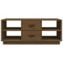 Mesa de centro madera maciza de pino marrón miel 100x50x41 cm de vidaXL, Mesas de centro - Ref: Foro24-818273, Precio: 95,64 ...