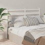 Solid white pine wood bed headboard 186x4x100 cm by vidaXL, Headboards and footboards - Ref: Foro24-818436, Price: 44,64 €, D...