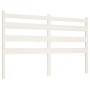 Solid white pine wood bed headboard 186x4x100 cm by vidaXL, Headboards and footboards - Ref: Foro24-818436, Price: 44,64 €, D...