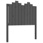 Solid gray pine wood bed headboard 96x4x110 cm by vidaXL, Headboards and footboards - Ref: Foro24-818452, Price: 48,99 €, Dis...