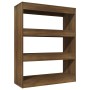 Oak brown plywood shelf 80x30x103 cm by vidaXL, Bookcases and shelves - Ref: Foro24-813619, Price: 57,43 €, Discount: %