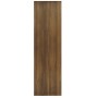 Oak brown plywood shelf 80x30x103 cm by vidaXL, Bookcases and shelves - Ref: Foro24-813619, Price: 57,43 €, Discount: %