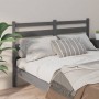 Solid gray pine wood headboard 156x4x100 cm by vidaXL, Headboards and footboards - Ref: Foro24-818427, Price: 47,48 €, Discou...