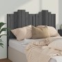 Solid gray pine wood bed headboard 146x4x110 cm by vidaXL, Headboards and footboards - Ref: Foro24-818472, Price: 64,99 €, Di...