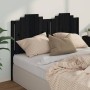 Solid black pine wood bed headboard 166x4x110 cm by vidaXL, Headboards and footboards - Ref: Foro24-818484, Price: 50,20 €, D...