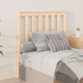 Solid pine wood bed headboard 96x6x101 cm by vidaXL, Headboards and footboards - Ref: Foro24-818500, Price: 32,39 €, Discount: %