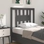 Solid gray pine wood headboard 81x4x100 cm by vidaXL, Headboards and footboards - Ref: Foro24-818647, Price: 24,31 €, Discoun...