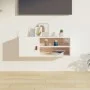 Solid white pine wood wall cabinet 80x30x30 cm by vidaXL, Shelves and shelves - Ref: Foro24-818387, Price: 71,34 €, Discount: %
